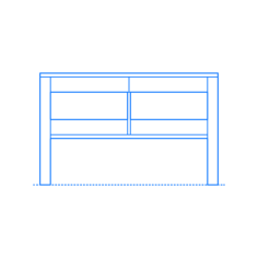Furniture Desks Lima Desk Line Art Illustration Svg, Free Vectors File